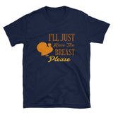 Funny Thanksgiving Shirt - I Am A Breast Man Turkey Tee - Cuccico Design