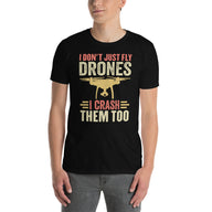 Funny Drone Pilot T-Shirt - I Crash Them Too - Gift - Cuccico Design