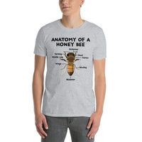 Honey Bee Anatomy T-Shirt | Beekeeping & Biology - Cuccico Design