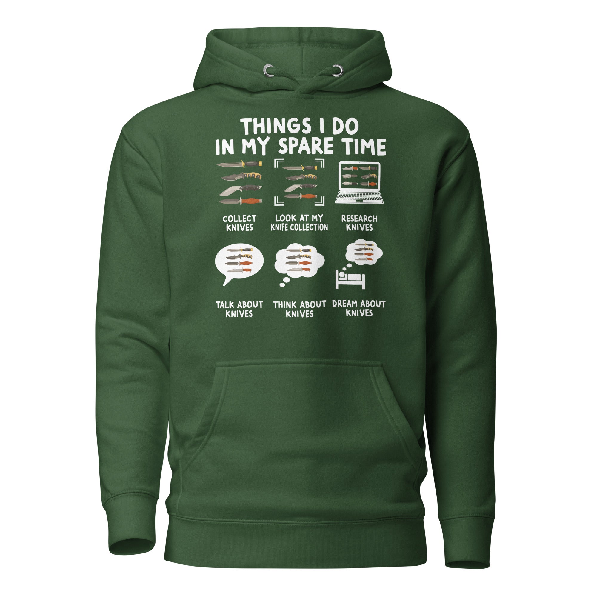 Knife Collecting Hobby Hoodie | Collector Gift Apparel - Cuccico Design