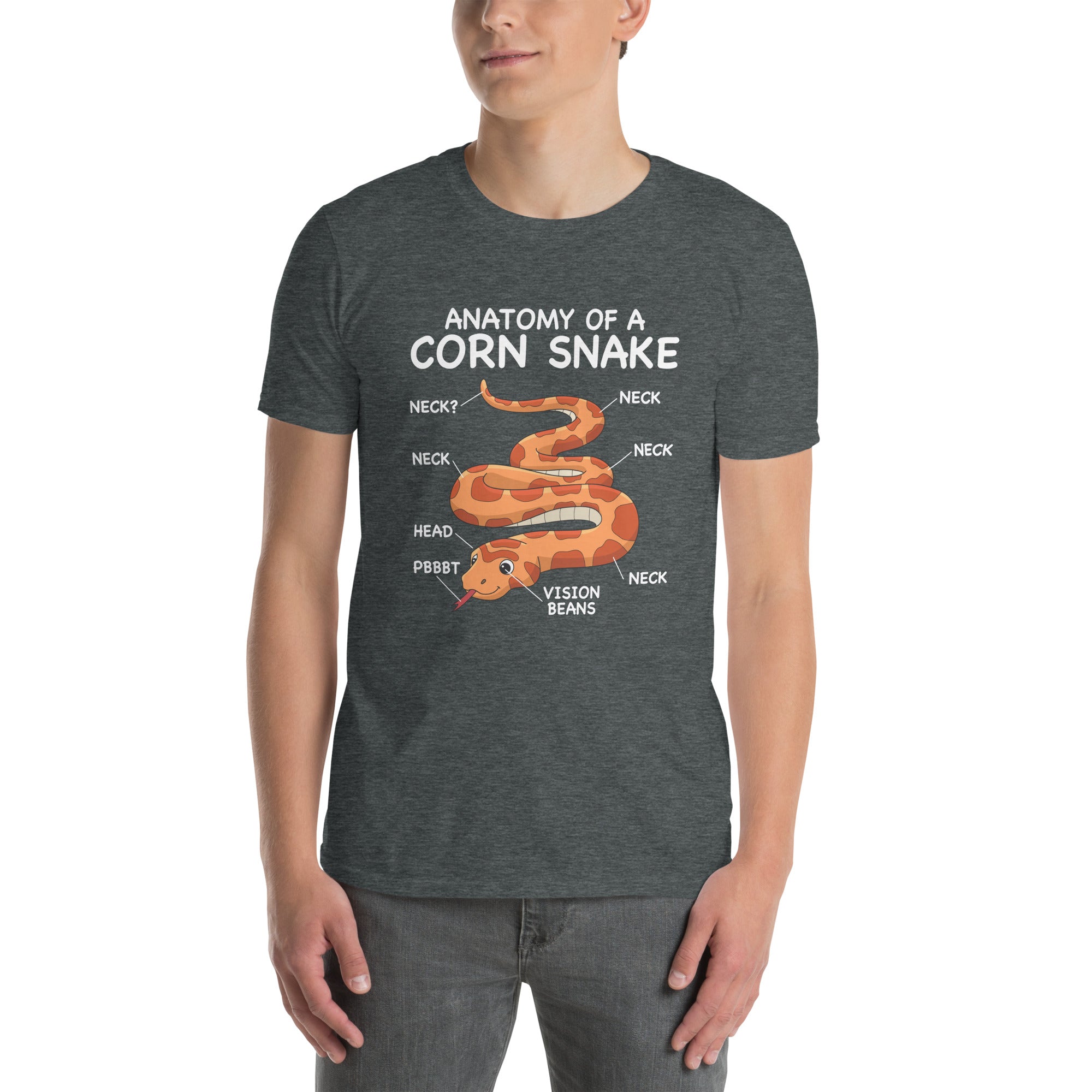 Anatomy of a Corn Snake Shirt - Funny Reptile Tee - Cuccico Design