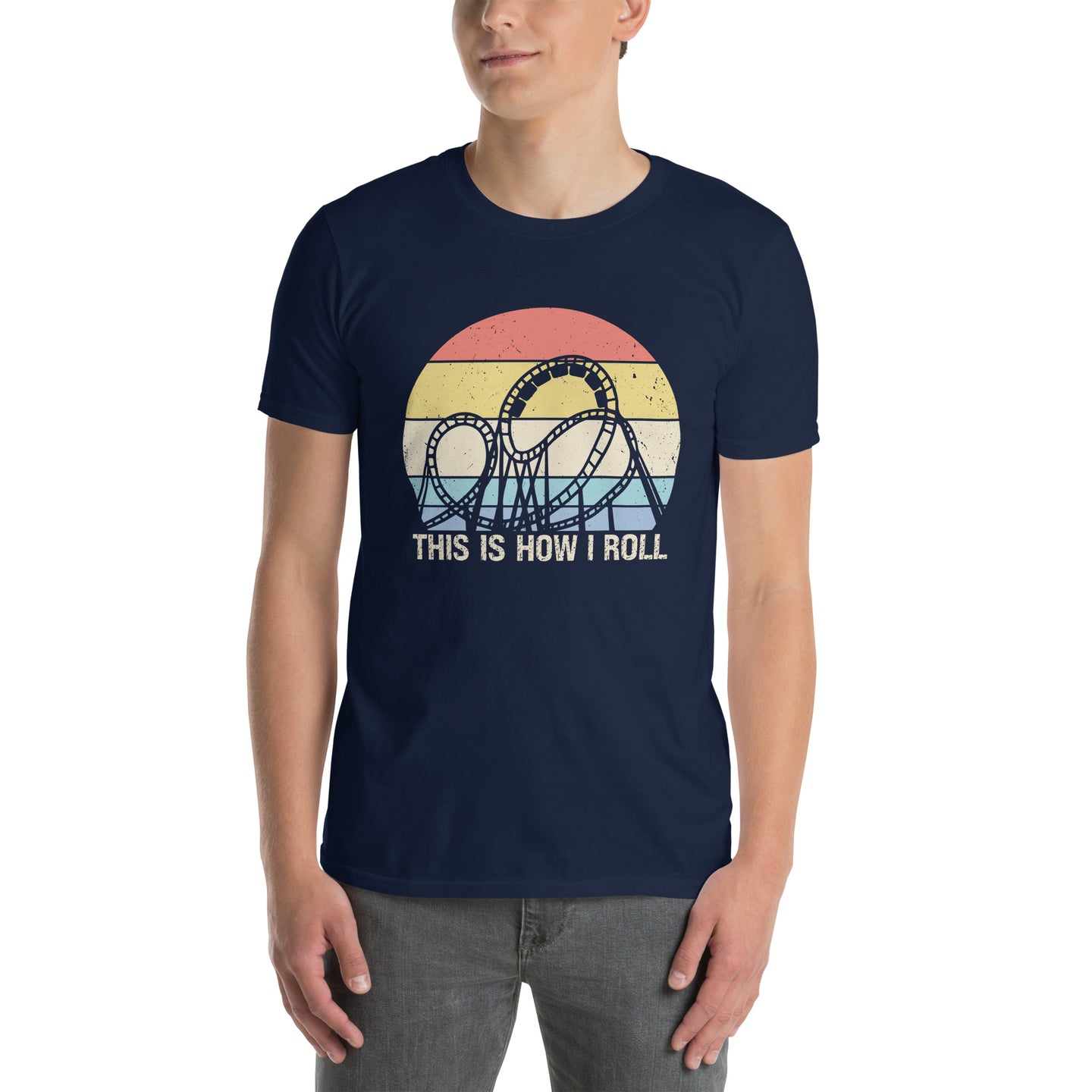 Retro Roller Coaster T-Shirt | Amusement Park Shirt - Cuccico Design