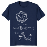 20 Sided Dice shirt in navy
