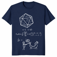 20 Sided Dice shirt in navy
