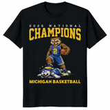 2026 Michigan Basketball Champions T Shirt front