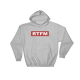 RTFM Hoodie - Funny IT Tech Support & Geek Gift - Cuccico Design