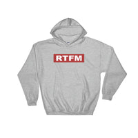 RTFM Hoodie - Funny IT Tech Support & Geek Gift - Cuccico Design