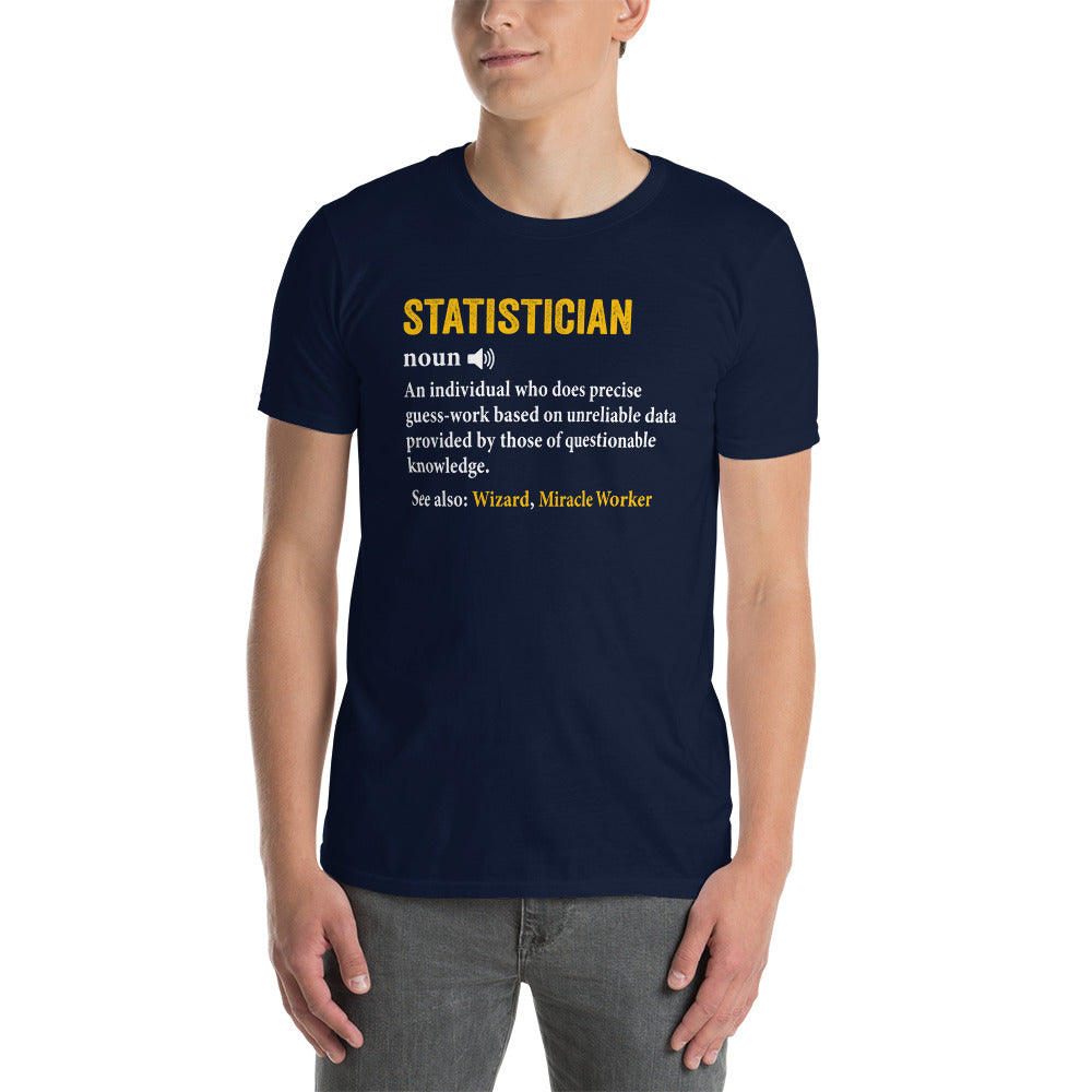 Funny Statistician T-Shirt - Job Definition Gift Idea - Cuccico Design
