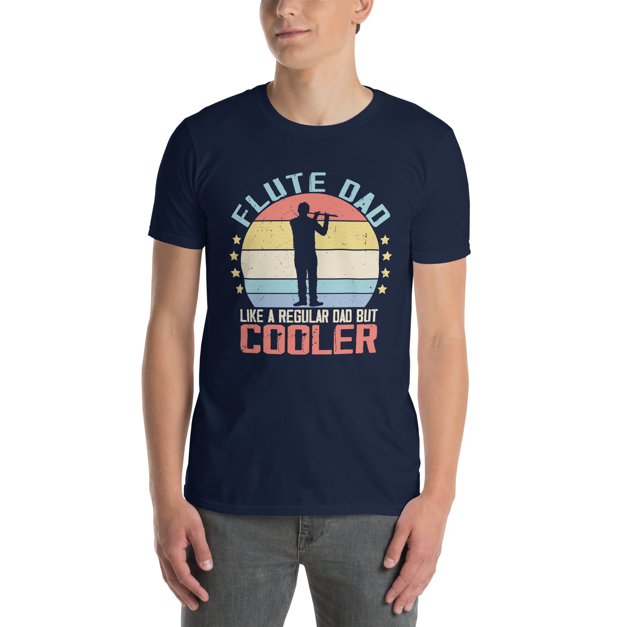 Flute Dad Shirt - Funny Flautist Gift for Dad - Cuccico Design