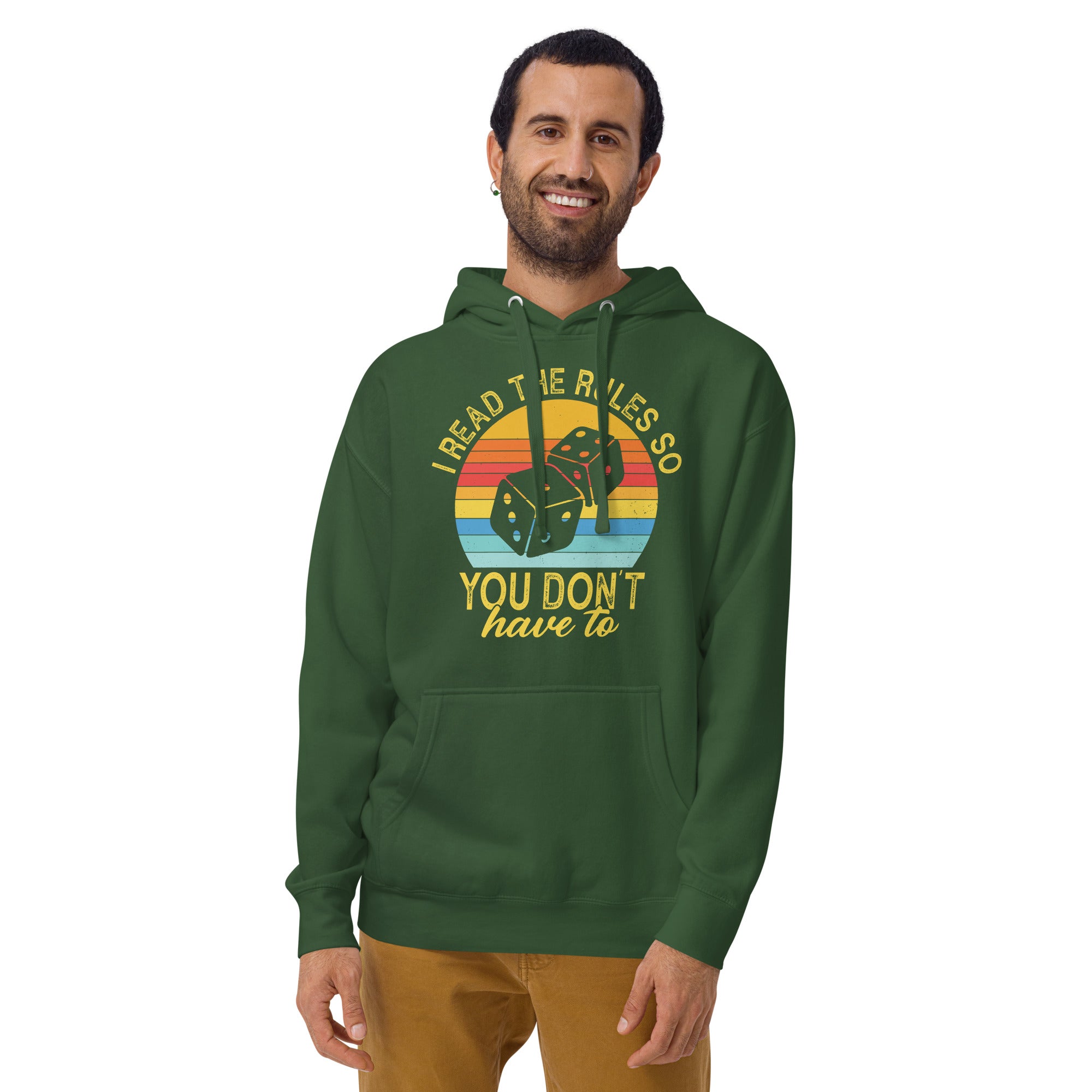 I Read The Rules Board Game Hoodie | Funny Tabletop Apparel - Cuccico Design