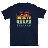 Banned Books T-Shirt: I Survived Reading - Unisex Graphic Tee - Cuccico Design