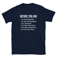 Funny Board Game T-Shirt | 'So Many Games' Gift for Gamers - Cuccico Design