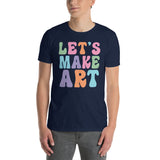 Back To School Artist Teacher T-Shirt | Let's Make Art - Cuccico Design