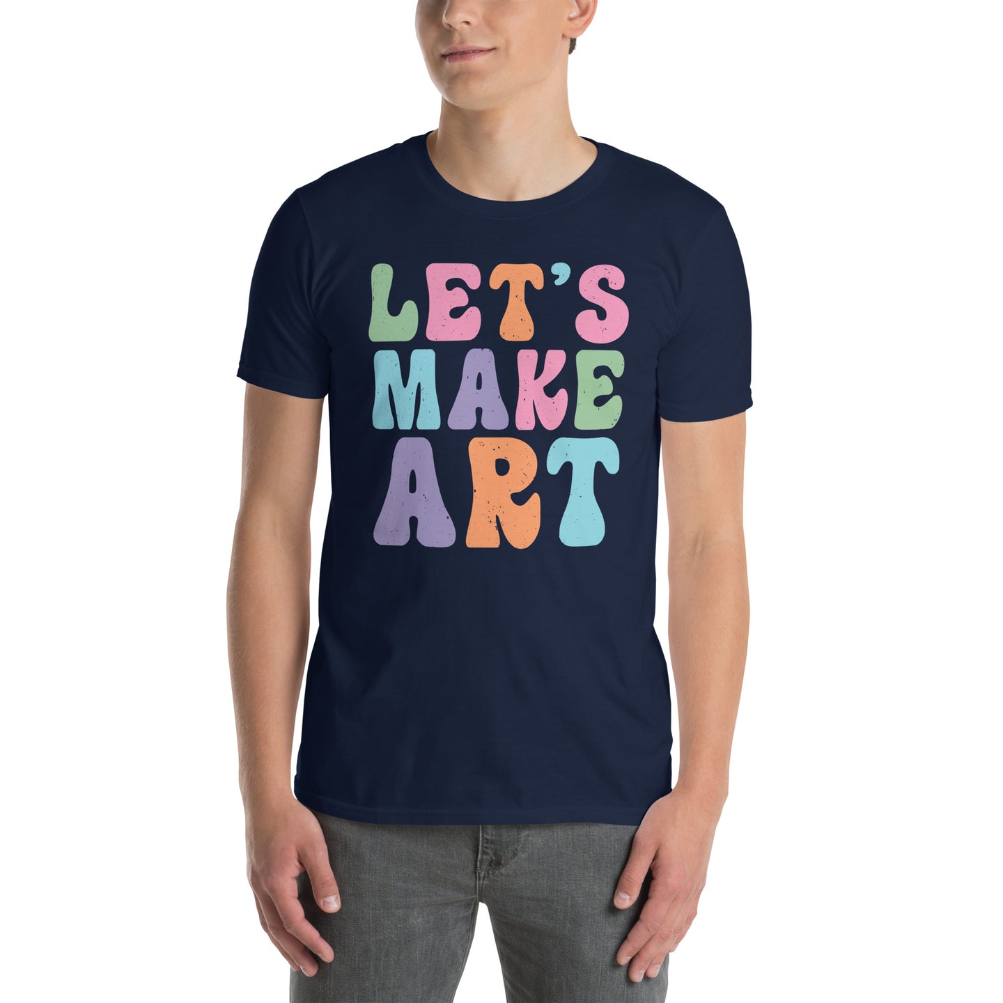 Artist Teacher T-Shirt - Let's Make Art School Gift - Cuccico Design