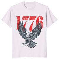1776-2026 Retro Bald Eagle 250th Anniversary American Flag Tee | Cuccico