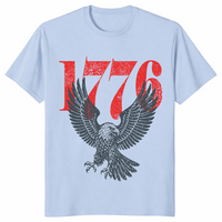 1776-2026 Retro Bald Eagle 250th Anniversary American Flag Tee | Cuccico