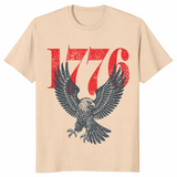 1776-2026 Retro Bald Eagle 250th Anniversary American Flag Tee | Cuccico