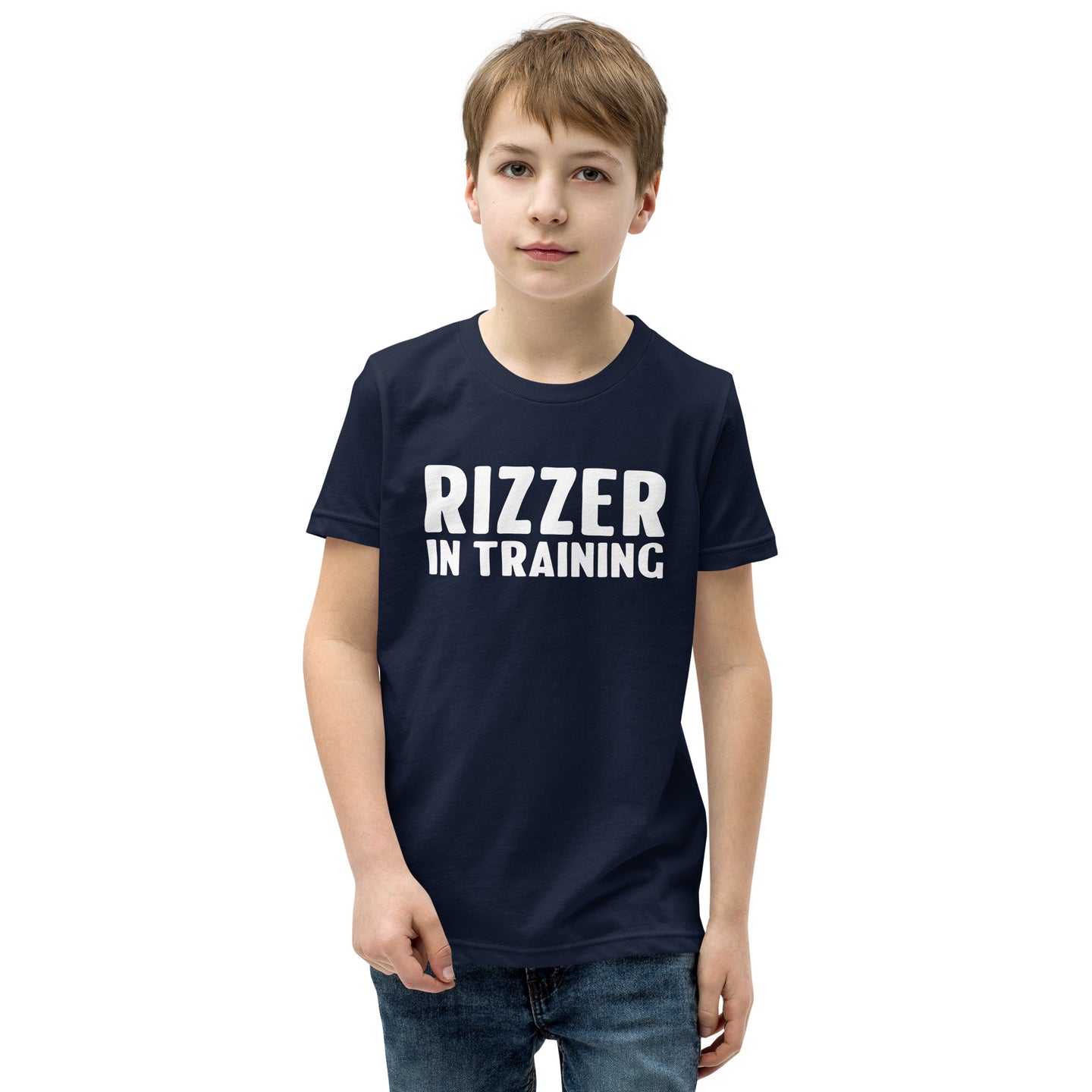 Funny Rizzer In Training Youth T-Shirt | Trendy Kids Tee - Cuccico Design
