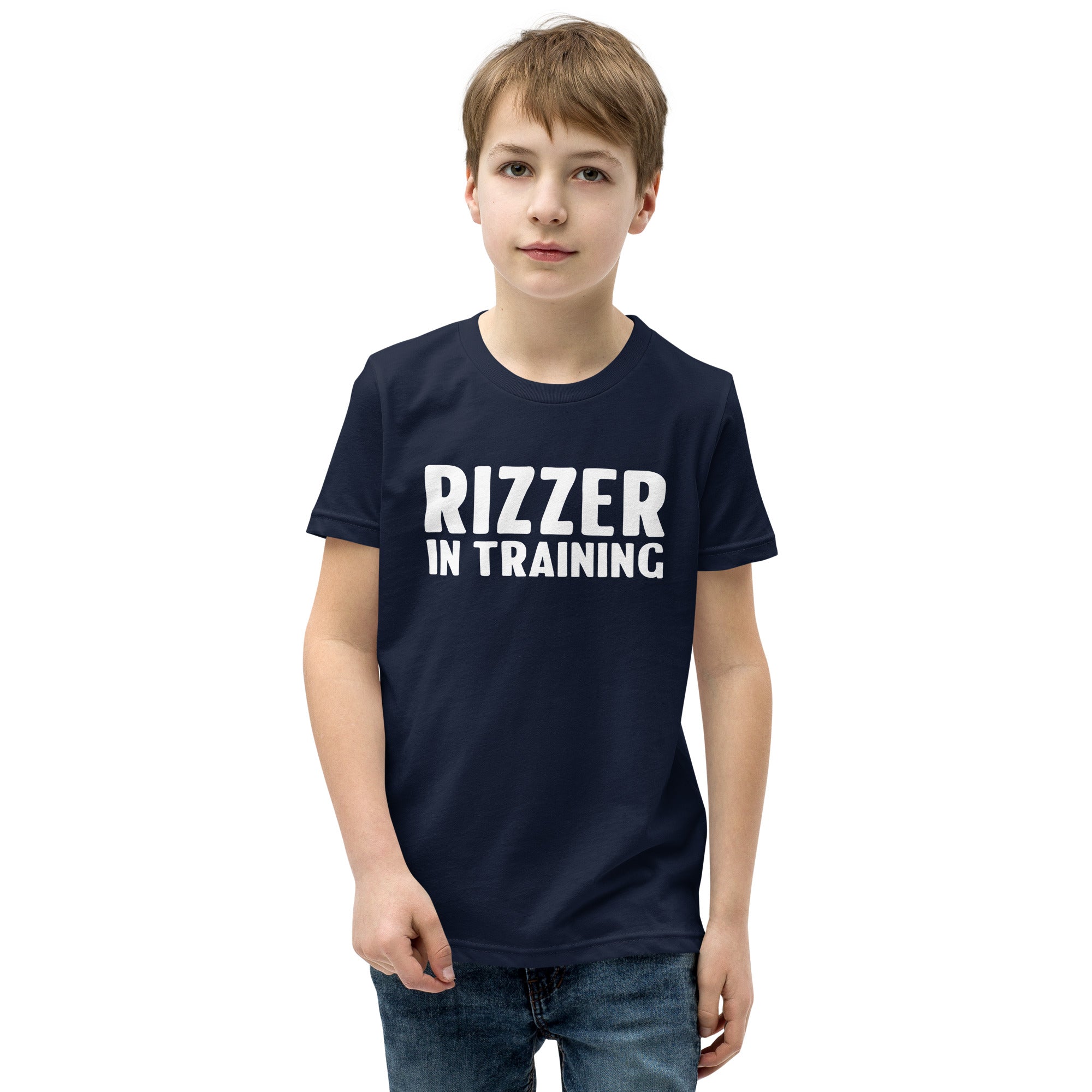 Funny Rizzer In Training Youth T-Shirt | Trendy Kids Tee - Cuccico Design