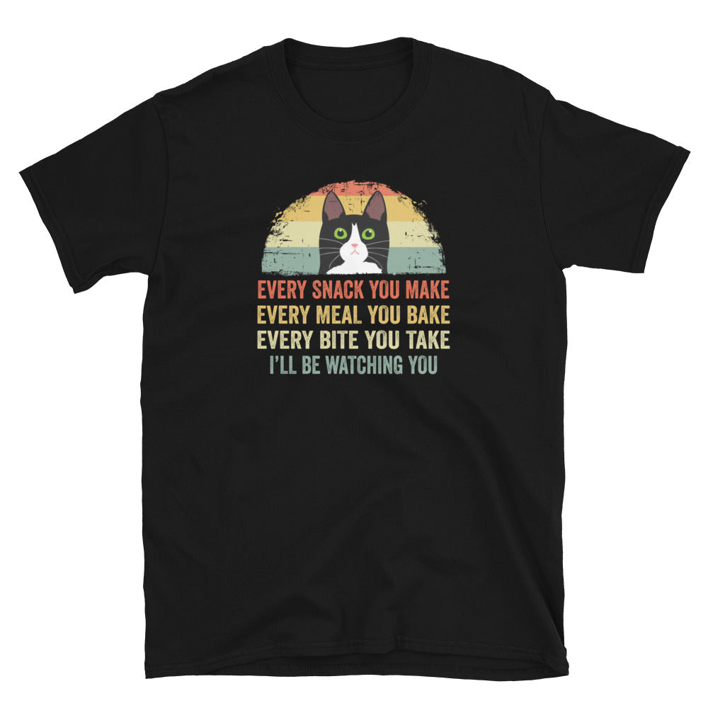 Funny Cat T-Shirt: Every Snack You Make Cat Lover Gift - Cuccico Design
