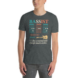Bassist Definition T-Shirt | Funny Bass Player Gift - Cuccico Design