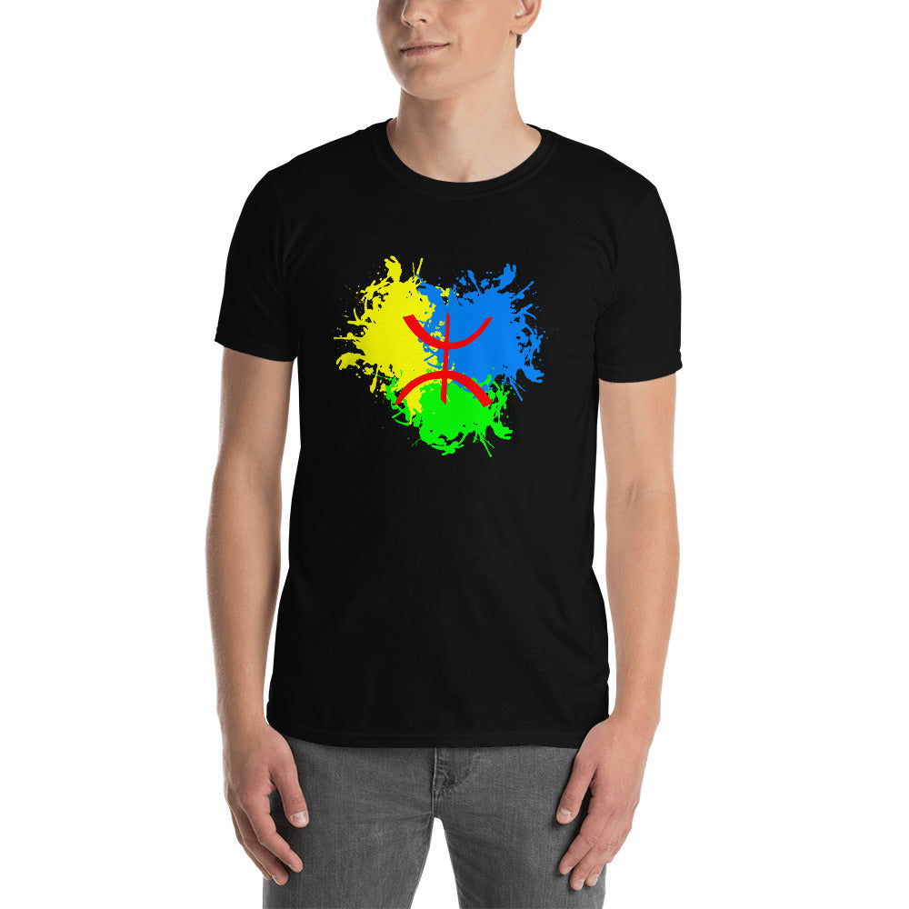 Cute Amazigh Splash Art Unisex T-Shirt - Cuccico Design