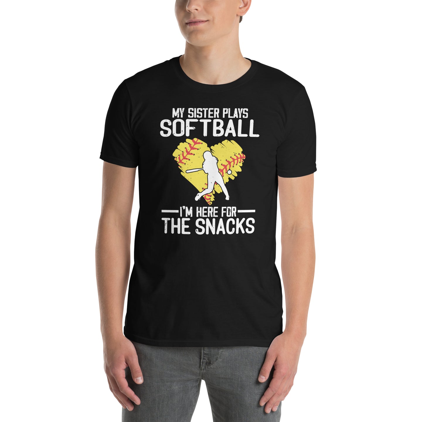 Softball Snacks T-Shirt | Funny Sister Gift Shirt - Cuccico Design