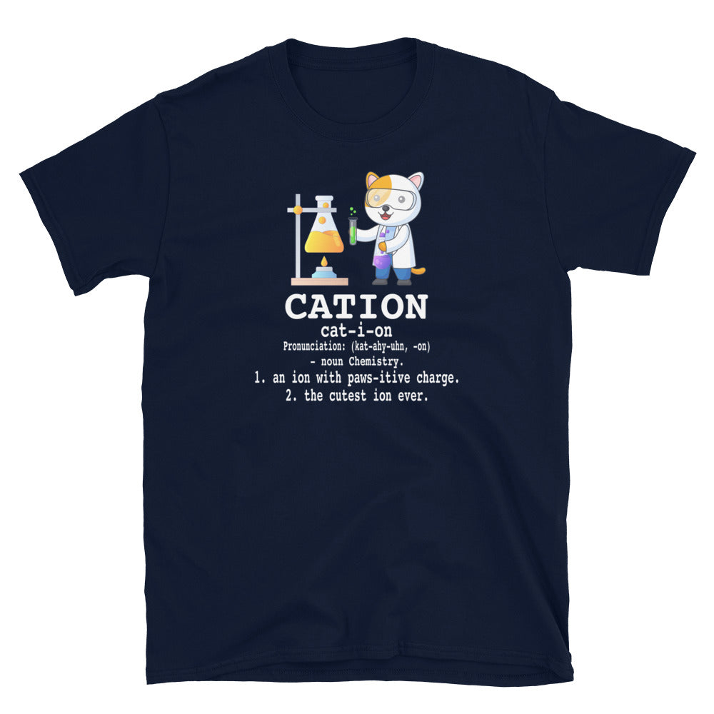 Chemistry Cat T-Shirt - Funny Science Gift - Cuccico Design