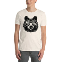 Papa Bear T-Shirt | Funny Papa Bear Face Sunglasses Gift For Dad - Cuccico Design