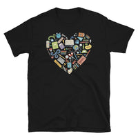 Teaching Elements Colorful Heart Unisex T-shirt - Cuccico Design
