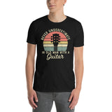 Old Man Guitar T-Shirt | Funny Gift for Dad & Guitar Lovers - Cuccico Design