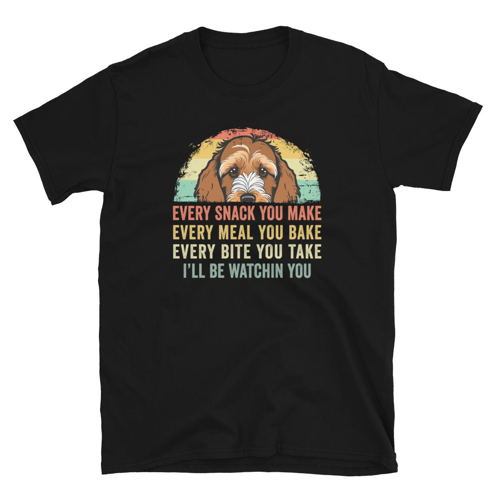 Doodle Dog T-Shirt | Every Snack Every Meal Funny Dog Tee - Cuccico Design