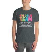 4th Grade Teacher Shirt | Team Definition Tee - Cuccico Design