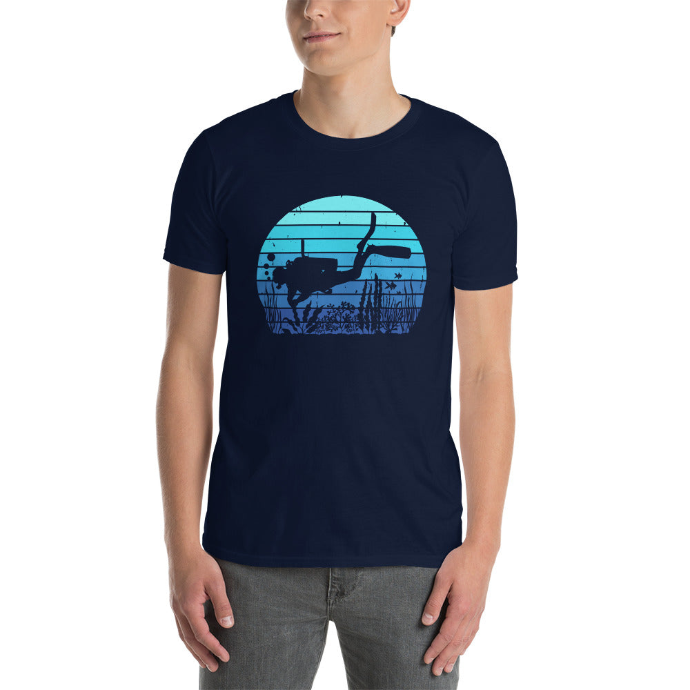 Retro Vintage Scuba Diving T-Shirt | Unisex Tee - Cuccico Design