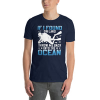 Scuba Diving T-Shirt - If Found On Land Slogan - Cuccico Design