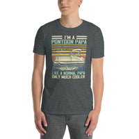 Pontoon Papa T-Shirt | Boating Captain Gift for Dad - Cuccico Design