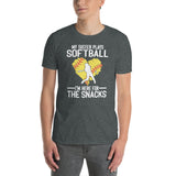 Softball Snacks T-Shirt | Funny Sister Gift Shirt - Cuccico Design