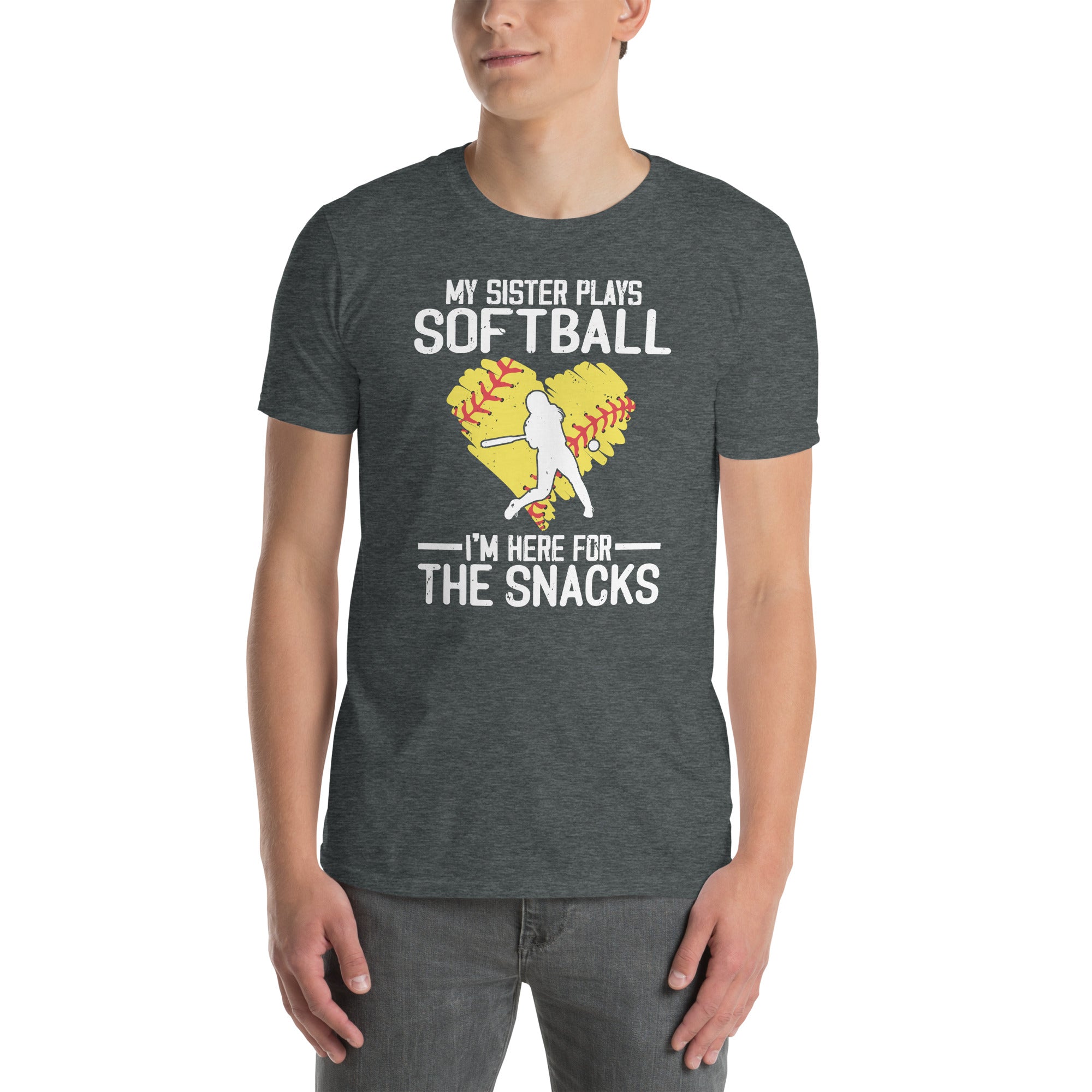 Softball Snacks T-Shirt | Funny Sister Gift Shirt - Cuccico Design