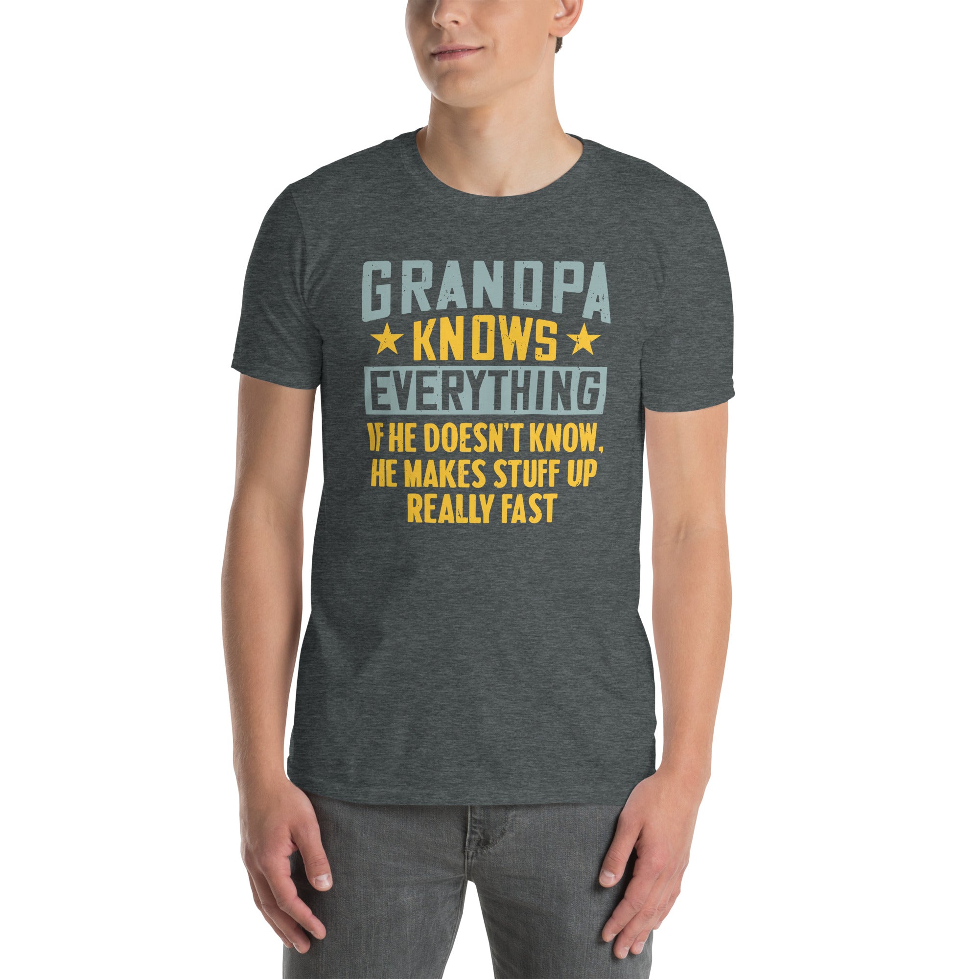 Grandpa Knows Everything Shirt - Funny Gift for Grandpa - Cuccico Design