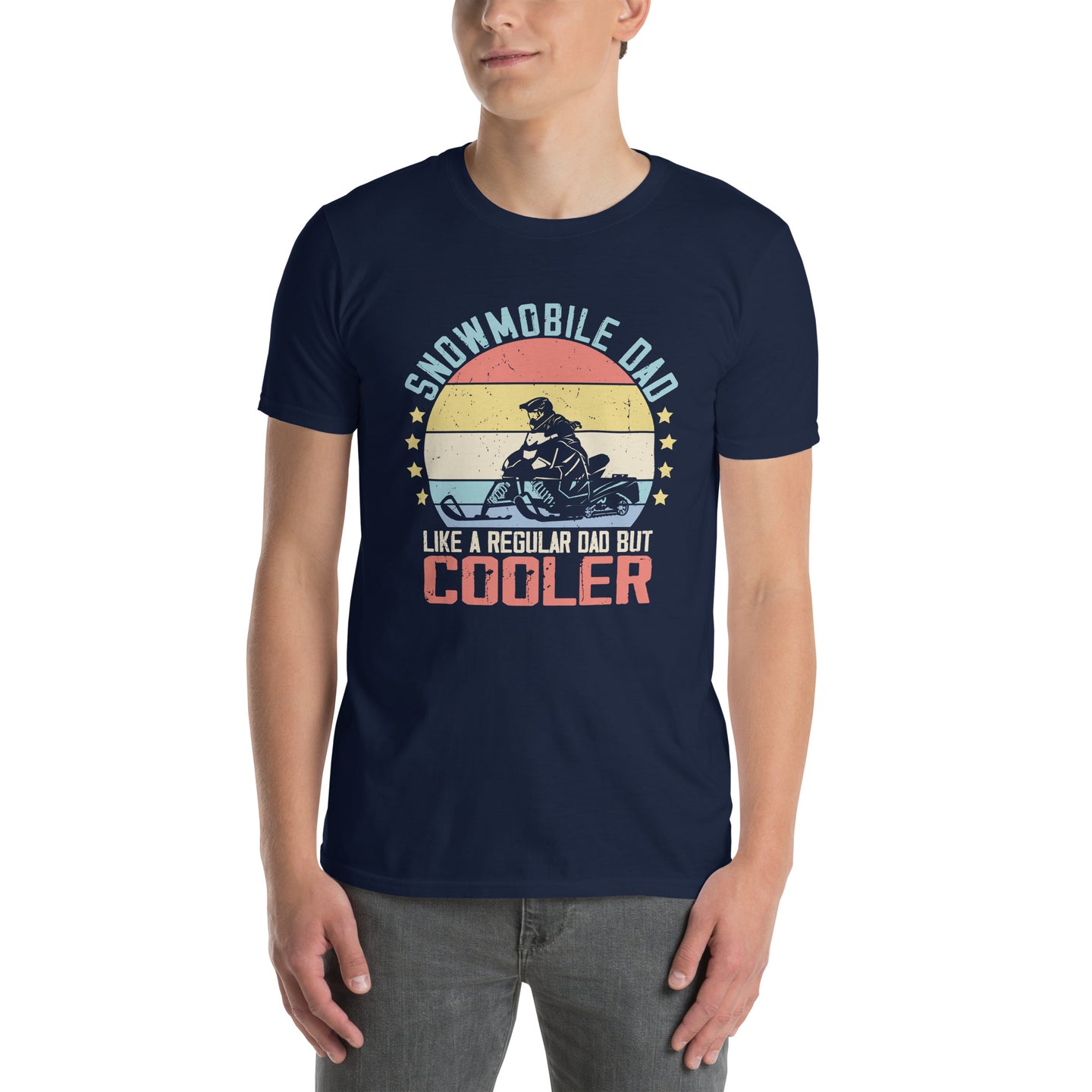 Snowmobile Dad T-Shirt | Funny Snowmobiling Gift - Cuccico Design
