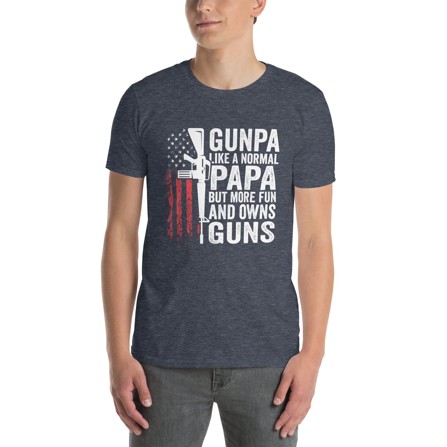 Gunpa T-Shirt | Funny Pro-Gun Grandpa Shirt - Cuccico Design