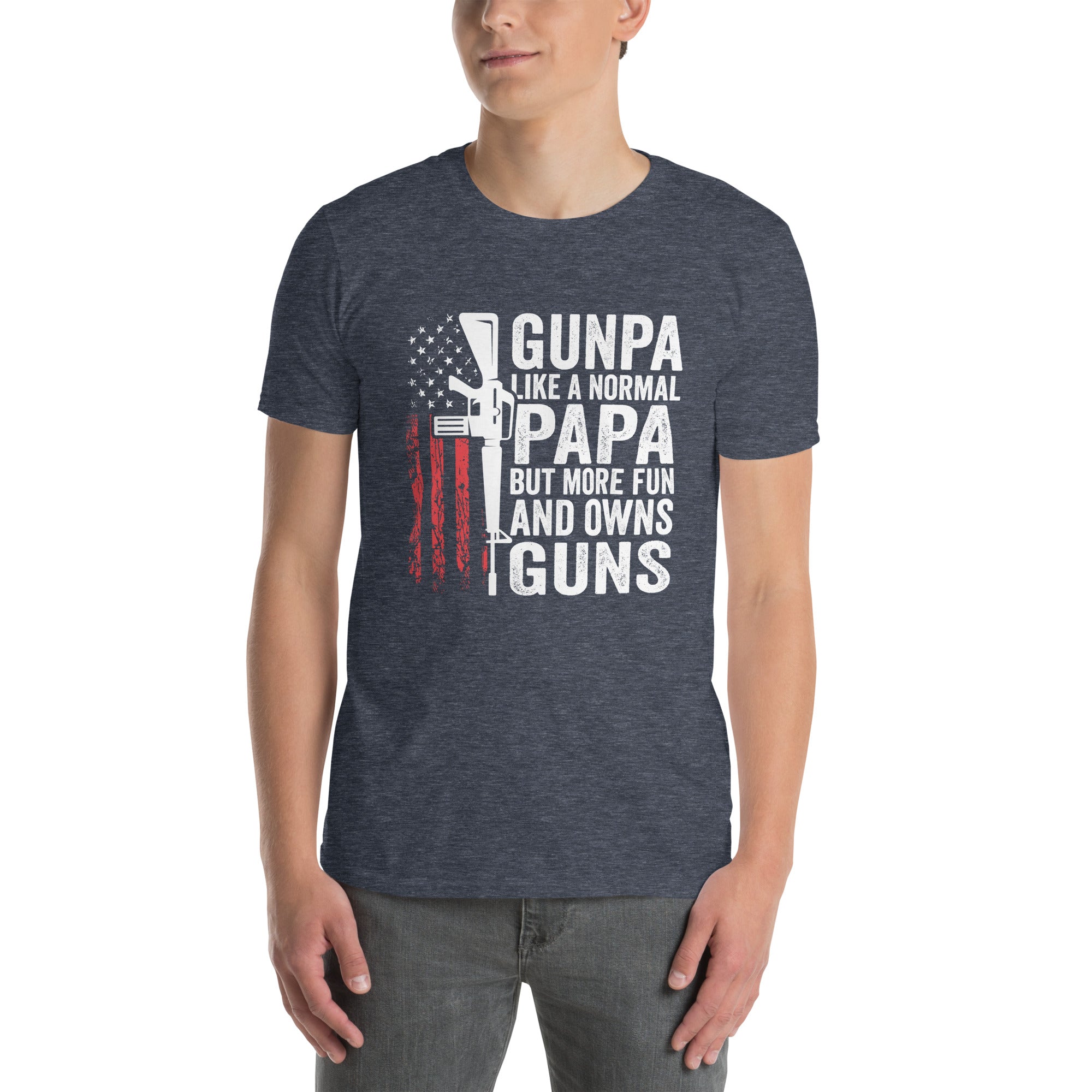 Gunpa T-Shirt | Funny Pro-Gun Grandpa Shirt - Cuccico Design