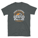 Therapy Is Expensive Wind Is Free Biker T-Shirt Funny Quote - Cuccico Design