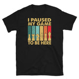 I Paused My Game Vintage Chess T-Shirt | Funny Player Gift - Cuccico Design