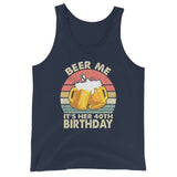 Funny Beer It's My Birthday Tank Top for Men - Cuccico Design