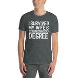 Husband of NP Shirt | Survived Wife's NP Degree Gift - Cuccico Design