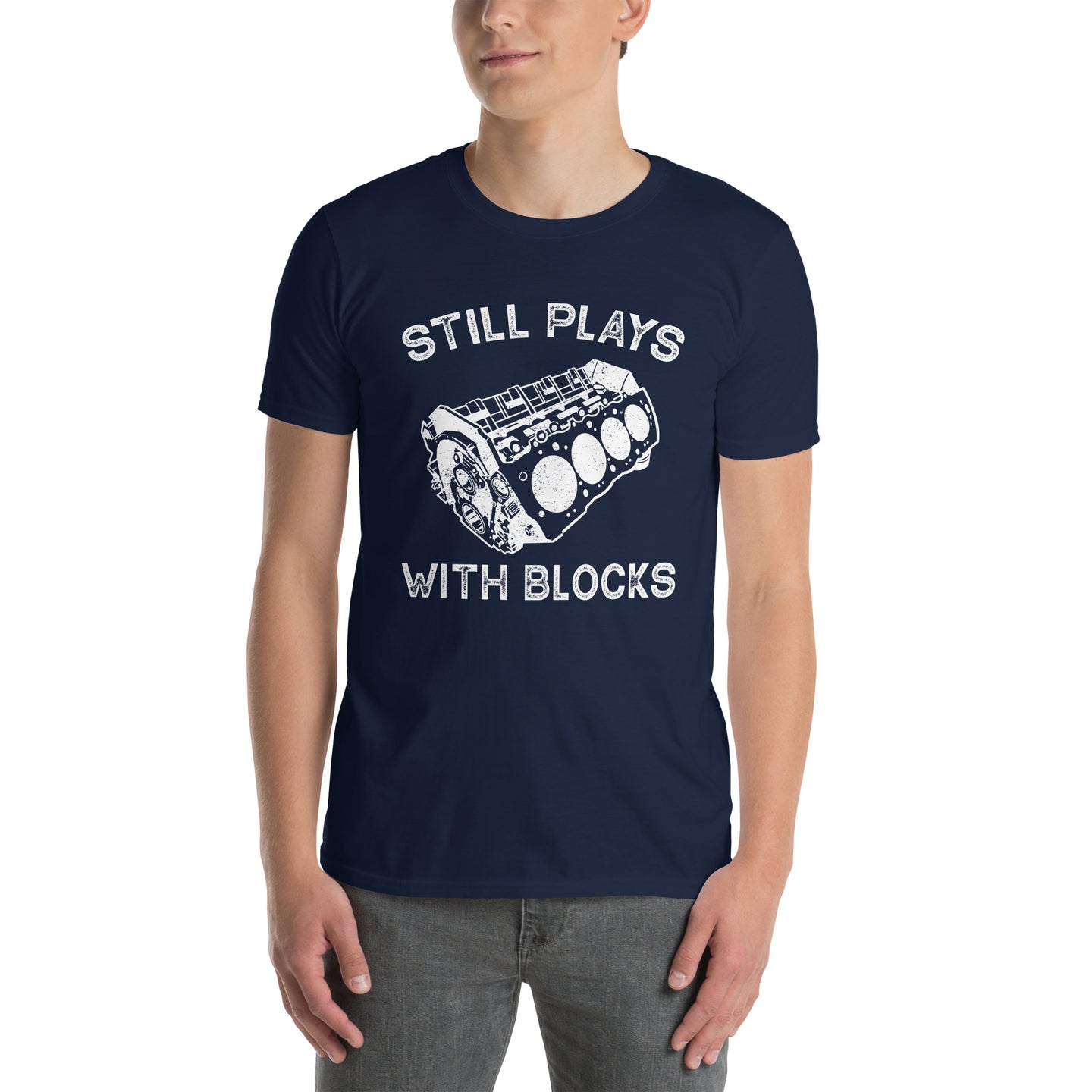 Funny Mechanic T-Shirt - Engine Block Gift for Car Enthusiasts - Cuccico Design