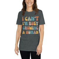 Funny Pregnancy Shirt: Growing A Human Tee | Gift - Cuccico Design