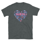 Nurse T-Shirt with Heart Design | Funny Gift for Nurses & Students - Cuccico Design