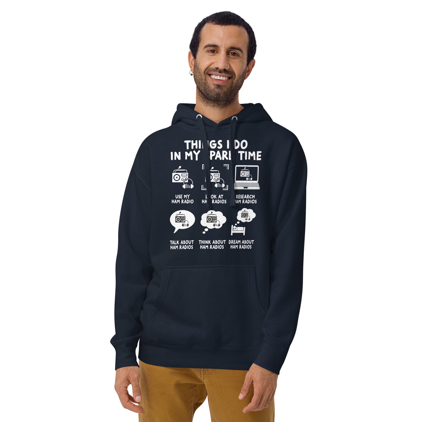 Funny Ham Radio Operator Hoodie - Amateur Radio Gift - Cuccico Design